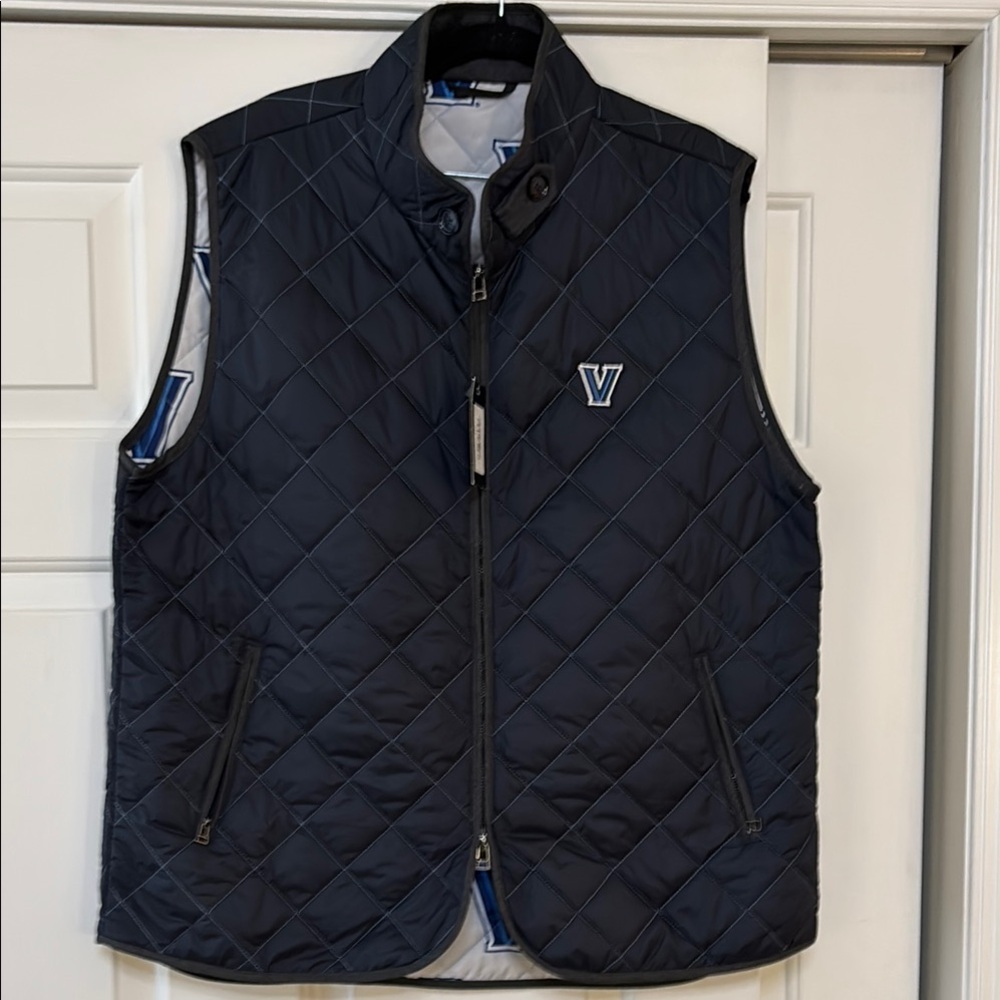 Men's Quilted Navy Vest